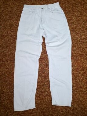 Polo Ralph Lauren Y2k Men's White Jeans